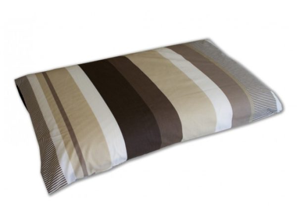 kussen coffee cream stripe