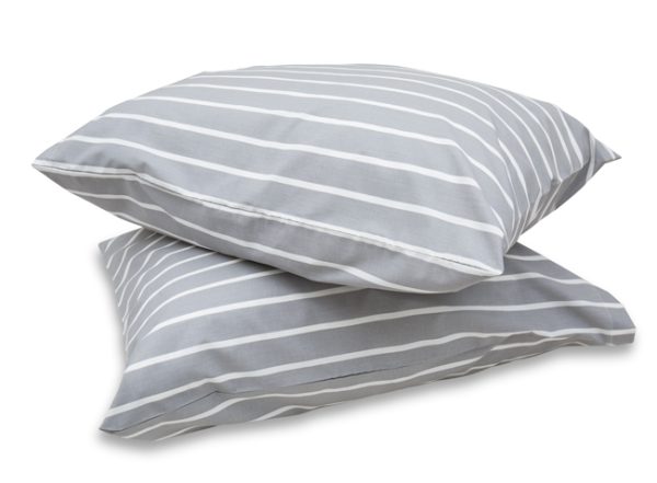 kussen grey stripe