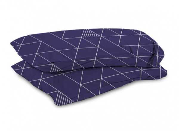 kussen navy geo
